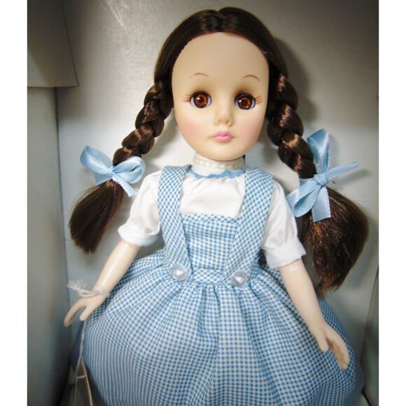 NEW Set (6) Effanbee WIZARD OF OZ DOLL Dorothy Good Witch Lion Tin Man Scarecrow - Picture 6 of 12